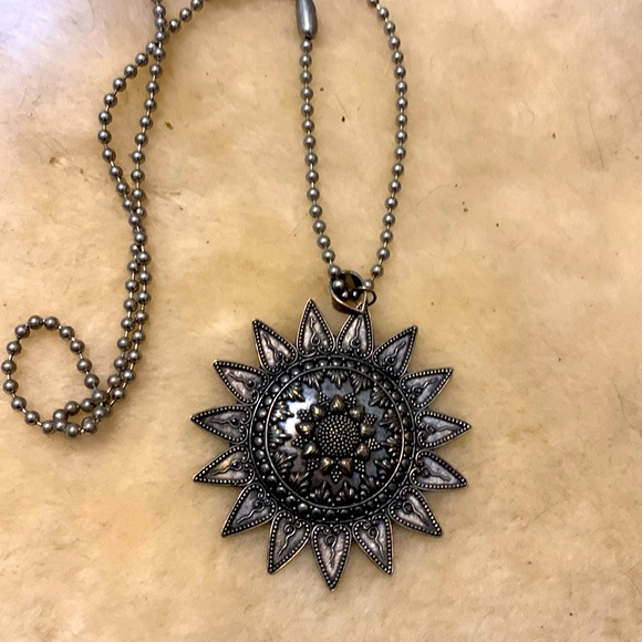 Just in- sterling silver vintage pendant